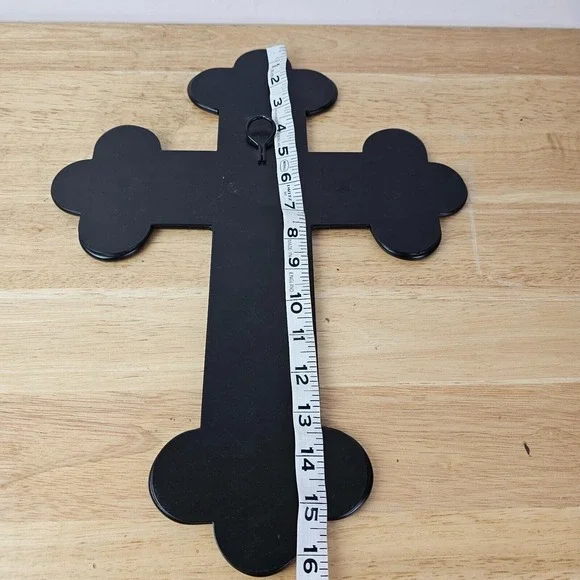 Mosaic Stained Glass Colorful Green Red Blue Yellow Cross Hanging Wall Decor 16